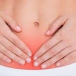abdomen de mulher com cancer de colo do utero